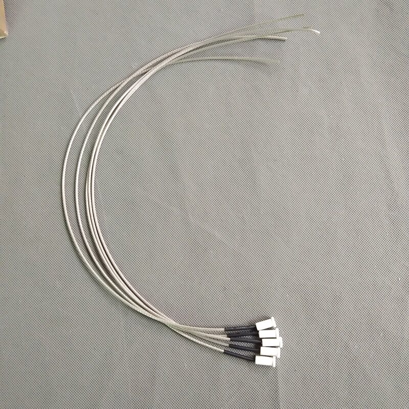 新品拉线灯座陶瓷陶瓷饭厅鱼网配件透明线底座水晶灯头灯.G4线加