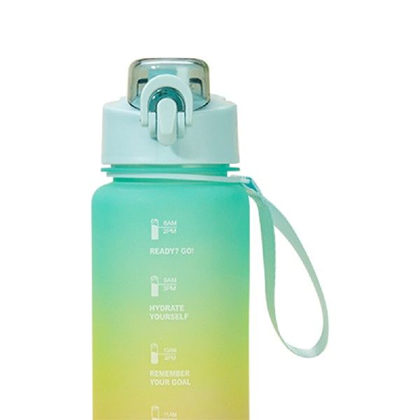 极速1000ml Fitness Waterv Bottle Gradient Color Bike Water
