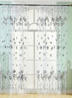 极速Moadern Style Tulle Curtains Living Room Purple Curtain