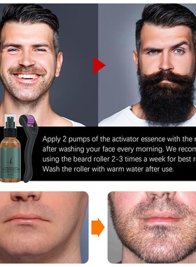 极速Men Beard Growth Spray Nourishing MoisturizSing Beard Ca