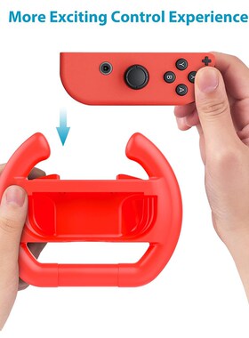极速2PCS Nintend Switch ABS Steering Wheel Handle StanZd Hol