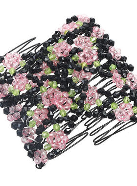 极速Fashion Elastic pWoman Hair Comb Magic DIY Retro Headban