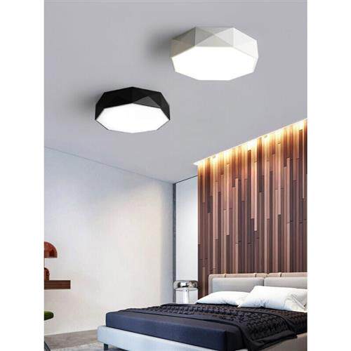 极速卡心几何吸顶灯卧室田园北欧房间灯简约N现代无极调光后现代