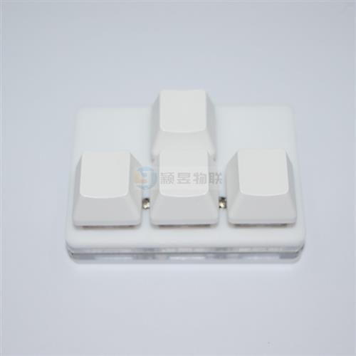 新品迷你a机械键盘方向键4键WASD上下左右usb有线红轴键盘自定义