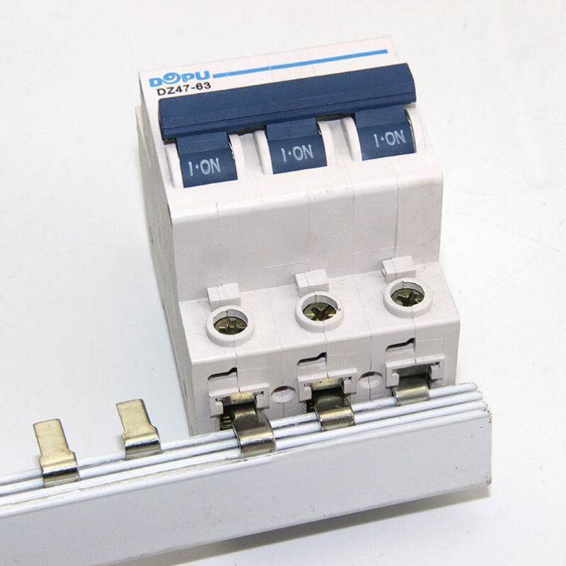 极速DZ47C45汇l流排3P40A空开铜条/铜齿/铜排配电箱连接条母线排