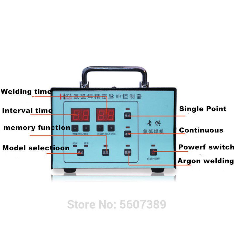 极速220V TIG Weldming Precision Pulse Controller Time Pulse
