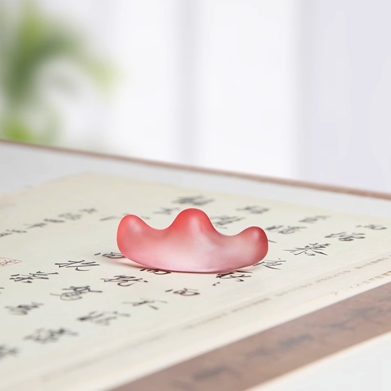 极速琉璃笔搁笔山笔架笔托w可爱毛笔摆件多功能文房用品工具