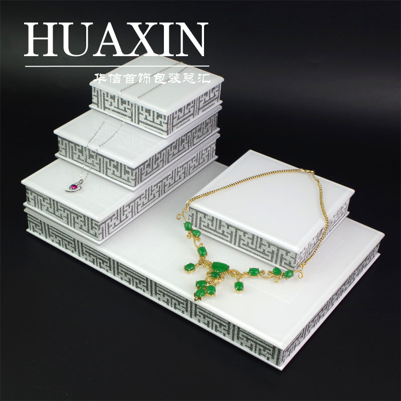 速发亚克力道具带花边珠宝饰品翡翠玉器手镯串项链吊坠展示道具架