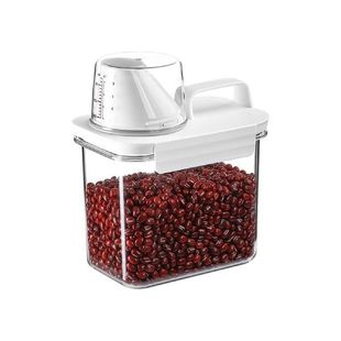 极速Rice Bucket Transprent Large Capacity MHome Pet Shop Kit