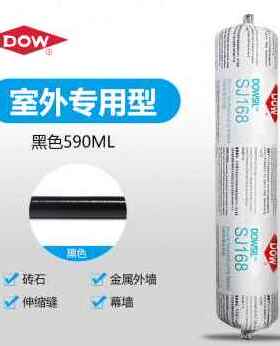 极速新品厂促道康宁n168结构胶中性硅酮耐候密封胶幕墙黑色建筑防