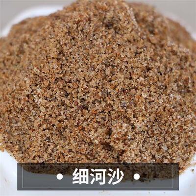 新品粗细河沙种植养花用拌土天然黄沙铺面L中石子乌龟冬眠孵蛋鱼