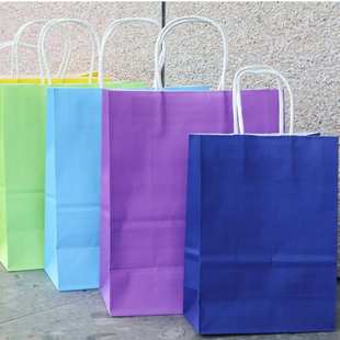 极速10pcs Candy Rainbow large Kraft PaIper for Packaging Gif