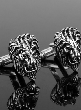 极速dongsheng Cufflinks for Men 3CD The king of forest Lion