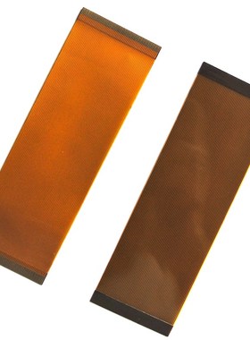 极速黄色FPC排线12/13/16/17/18pin芯0.5Omm间距同/反向镀金电脑