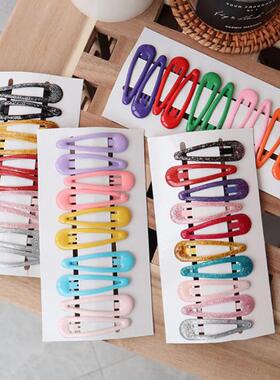 极速Black Geometric Hair Clip BB HaiGrpins Barrettes Styling