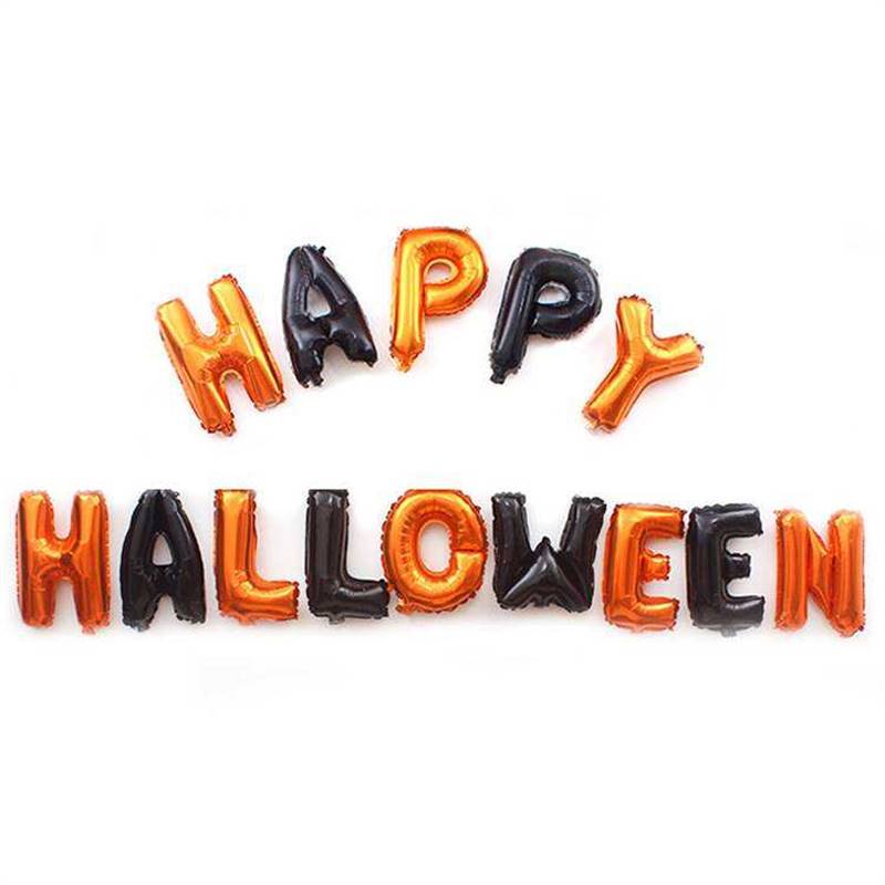新品Halloween Decorations Happy Halloween Lettering BYalloon - 实物图