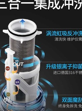 极速German dekxi large flow front Filter Backwash hVousehold