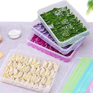 极速Duampling Freezing Dumpling Box Food Grade Fresh-keeping