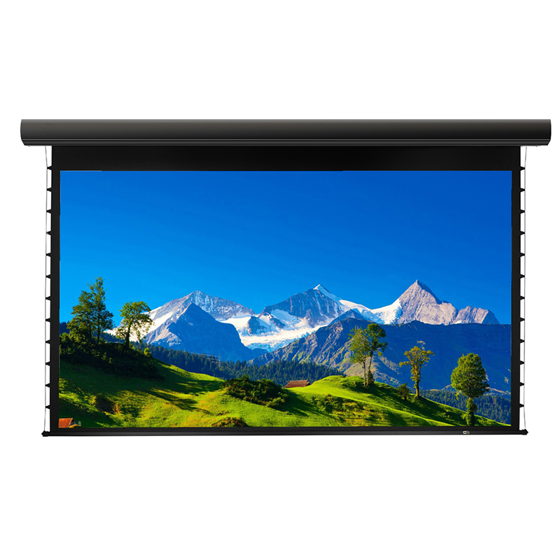 极速经科JK电动遥控拉线投影幕布N4-FI/1It玻纤拉绳白幕106寸16:1