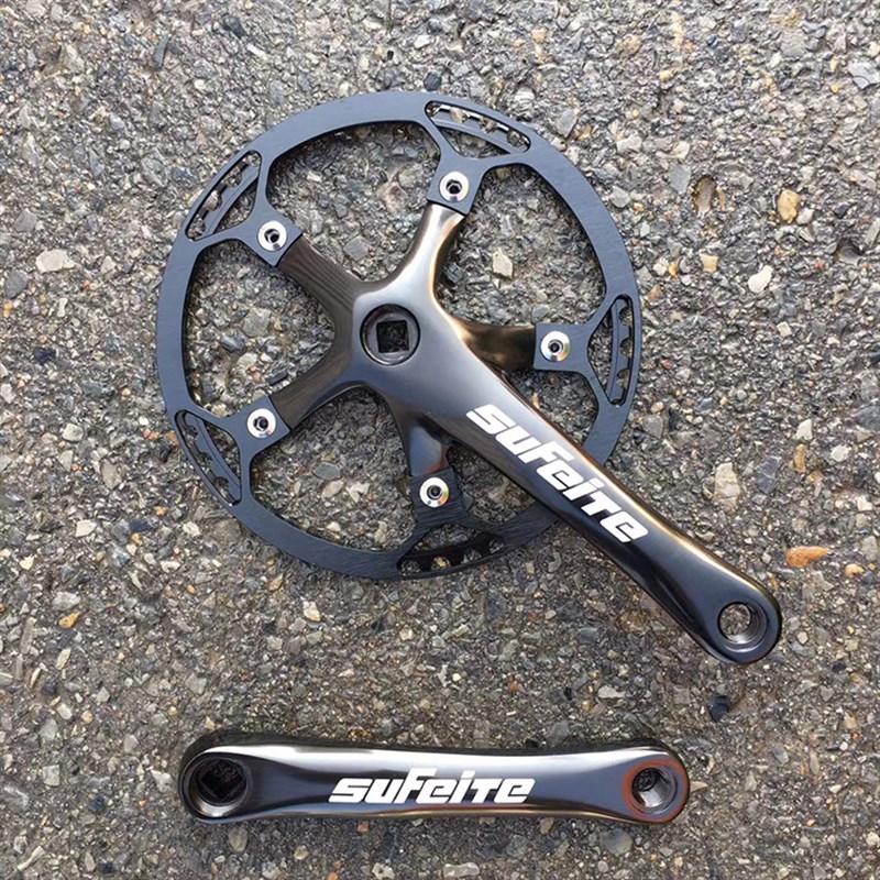 极速复古通勤车7/8/9变速车折叠车方孔曲柄O牙盘小轮自行车改装单