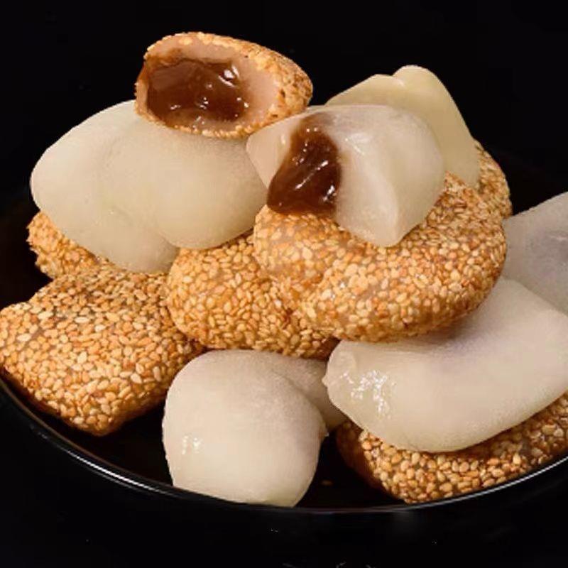 麻薯干吃汤圆糯米丝糍粑点早餐面包心驴零打滚食糕品叽糯叽小吃
