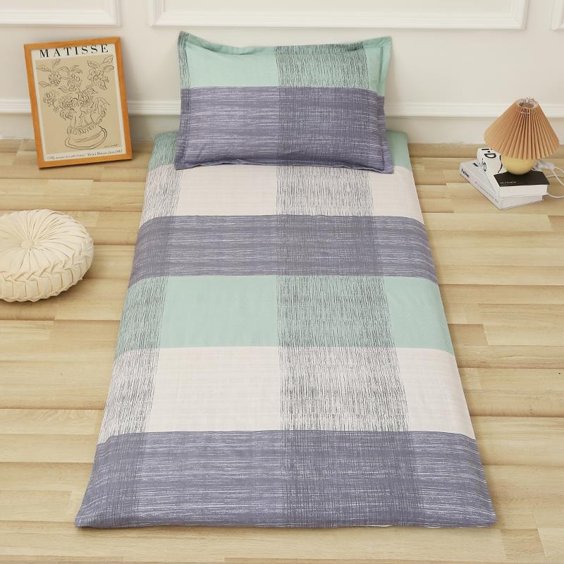 褥子套全包可拆卸双面被套单件 水洗棉1.2米单人学生宿舍双人金小