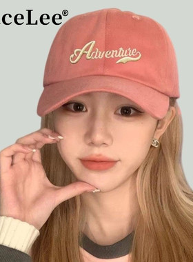 FaceLee日本设计师联名款深顶大头围鸭舌帽子男女新款秋冬字母韩