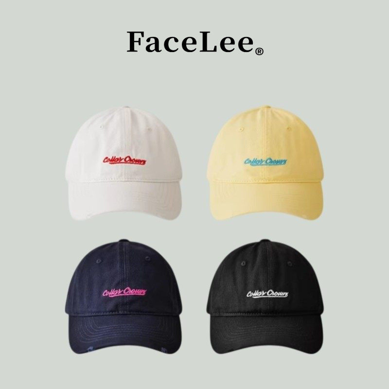 FaceLee日本设计师联名款软顶棒球帽子2025秋冬男女潮刺绣英文字,服饰配件/皮带/帽子/围巾,手帕,淘宝优惠券,粉丝福利购,淘宝优惠卷