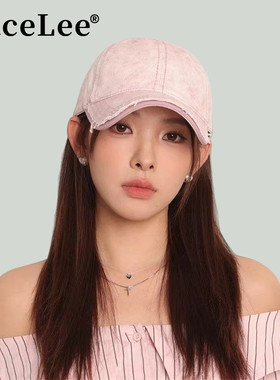 FaceLee日本设计师联名款棒球帽宽帽檐大脸显脸小帽子女款2025新