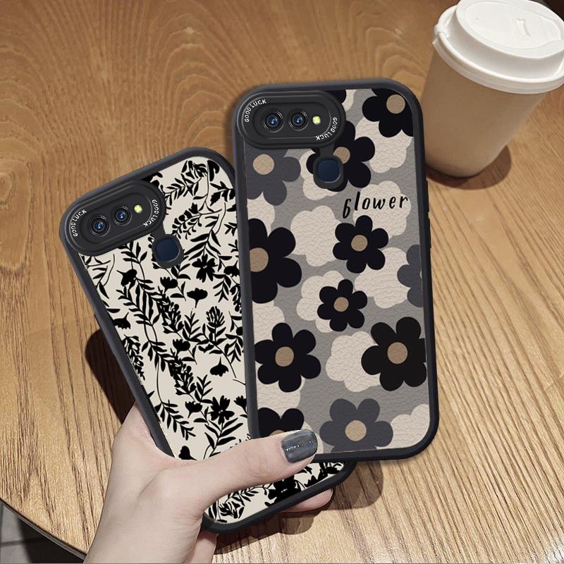 山茶花小羊皮OPPOR11S手机壳复古