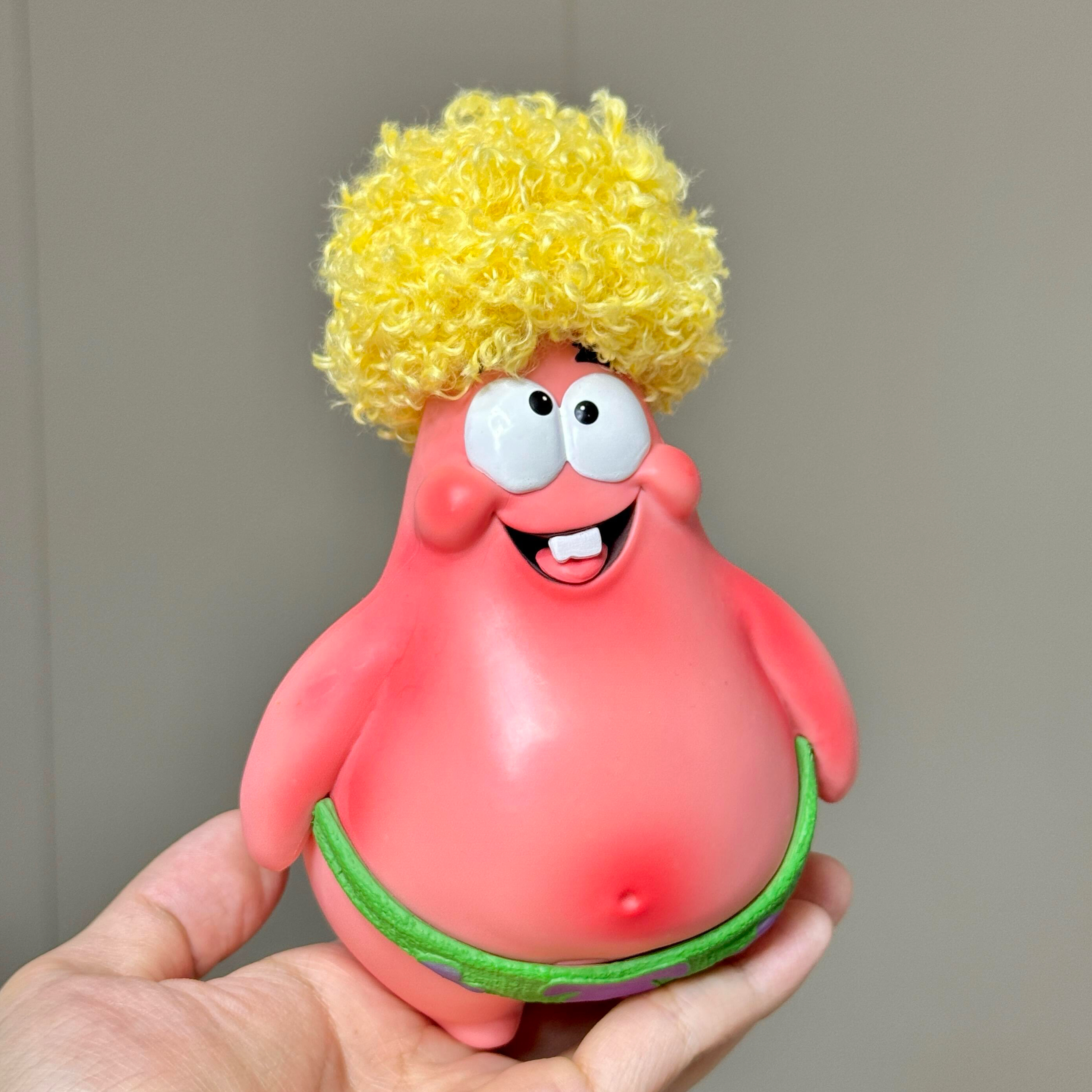 新款收藏优质版派大星手办模型创意摆件潮玩大聪明公仔桌面礼物