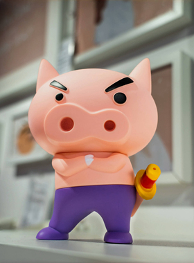 【拾壹】蜡笔小新手办肥嘟嘟左卫门摆件手办卡通公仔潮玩可爱礼物