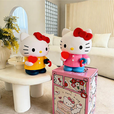 HelloKitty凯蒂猫摆件客厅电视柜装饰品办公室桌面创意礼物