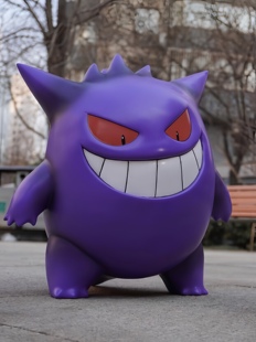 神奇宝贝耿鬼手办1/1公仔GK模型鬼斯通摆件雕像生日礼物男女潮玩