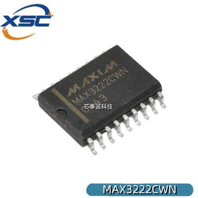 原装正品 MAX3222 MAX3222CWN 收发器 贴片SOP18