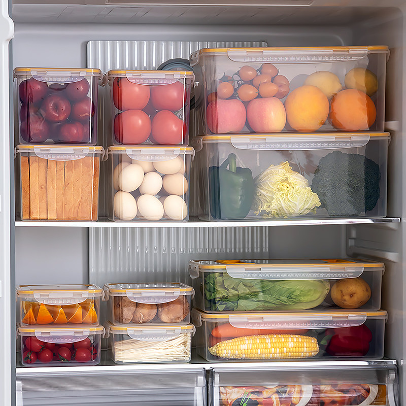 冰箱收纳盒整理盒食品级透明水果鸡蛋厨房专用保鲜盒储物神器,收纳整理,食物收纳盒,淘宝优惠券,粉丝福利购,淘宝优惠卷