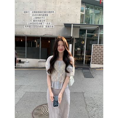 炸鸡欧尼JeJuna海盐季风马甲套装