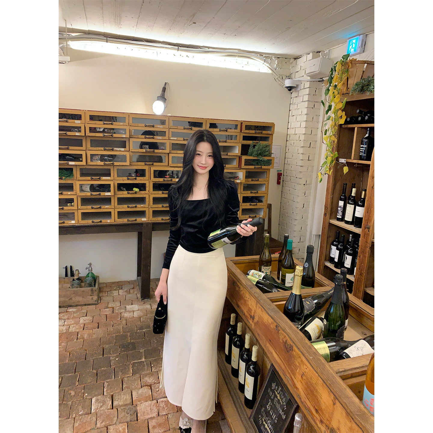 炸鸡欧尼JeJuna 心动剧场 轻奢光泽显瘦丝绒上衣气质毛呢半裙女,女装/女士精品,时尚套装,淘宝优惠券,粉丝福利购,淘宝优惠卷