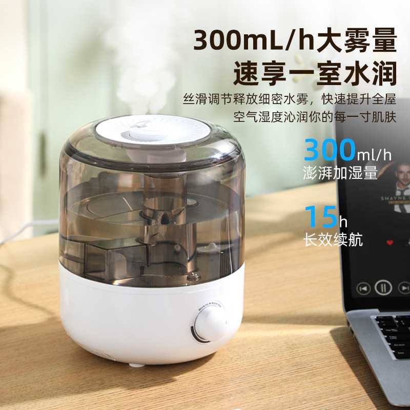 新款直销可定制3L上加水空气加湿器家用静音卧室大容量空调房空气
