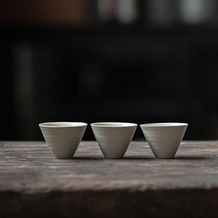 简约家用茶杯 新款 直销 草木灰陶瓷品茗杯 功夫茶具薄胎家用单杯