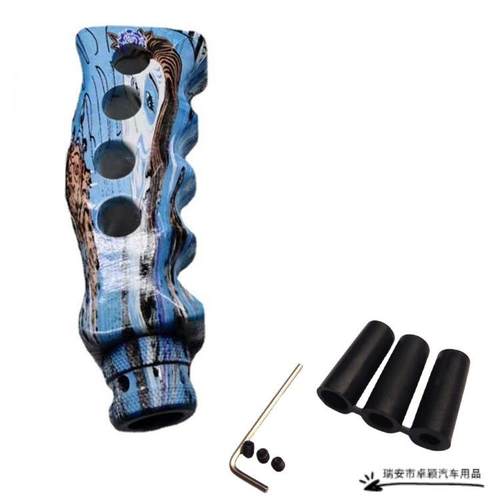 新款直销汽车改装排档头涂鸦花纹档把头个性排挡波棍头刀柄树脂手