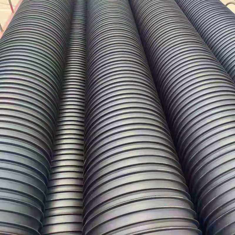 新款直销HDPE塑钢缠绕排水管 HDPE增强双壁中空缠绕管 单臂钢带缠,橡塑材料及制品,HDPE波纹管,淘宝优惠券,粉丝福利购,淘宝优惠卷