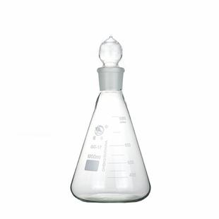 磨口三角烧瓶 500ml带塞锥形瓶 新款 直销蜀玻具塞三角烧瓶250ml