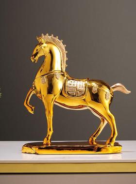 新款直销马摆件马到成功生肖工艺品办公室酒柜装饰品轻奢摆设乔迁