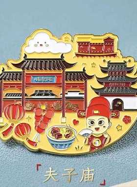 新款直销旅游冰箱贴定制 文创旅游景点网红建筑物纪念品定做 打卡