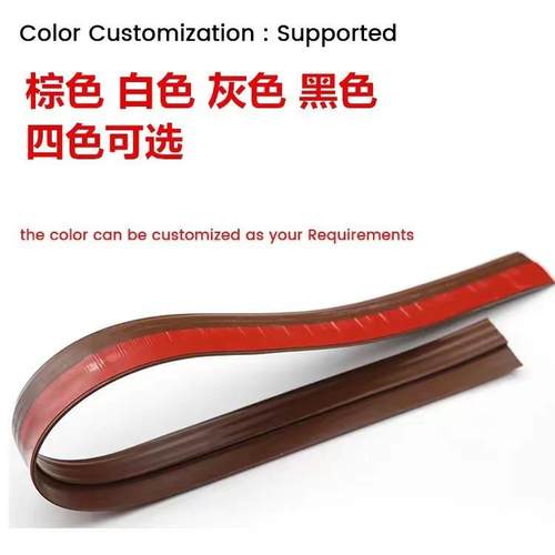 新款直销门底密封条自粘防风隔音门底条多孔门缝门底挡风贴六孔门