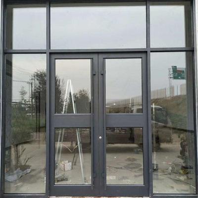 新款直销定 制双向开关钢化玻璃地弹簧门 大玻璃门 吊趟门 不锈钢