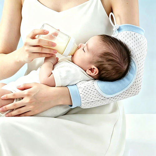 婴儿手臂凉席哺乳枕夏季冰袖胳膊袖套宝宝喂奶神器臂托抱娃手臂垫