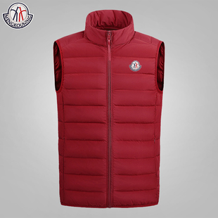 蒙口宁轻薄羽绒服马甲女短款立领爆款韩版保暖鸭绒内胆内搭背心