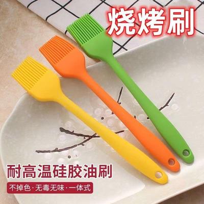 家用耐高温油刷子厨房烙饼食品级硅胶油刷烘焙烧烤刷不掉毛油刷子